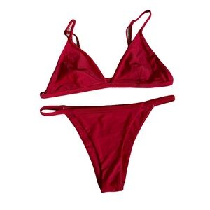 Red Bikini Set